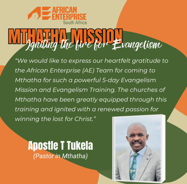 “What God has done through AE in Mthatha will never be forgotten.”